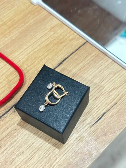 Кольцо и серьги золотые