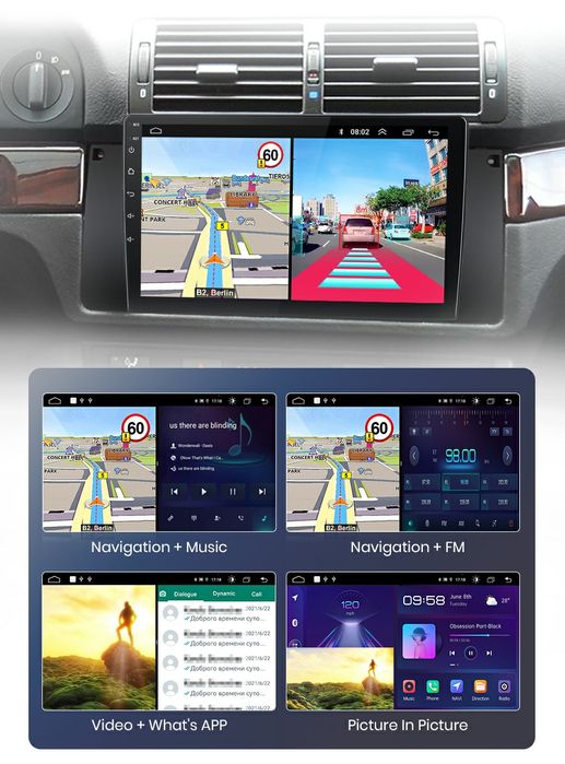 Navigatie Android dedicata BMW E39/E53/X5 (1996-2007),