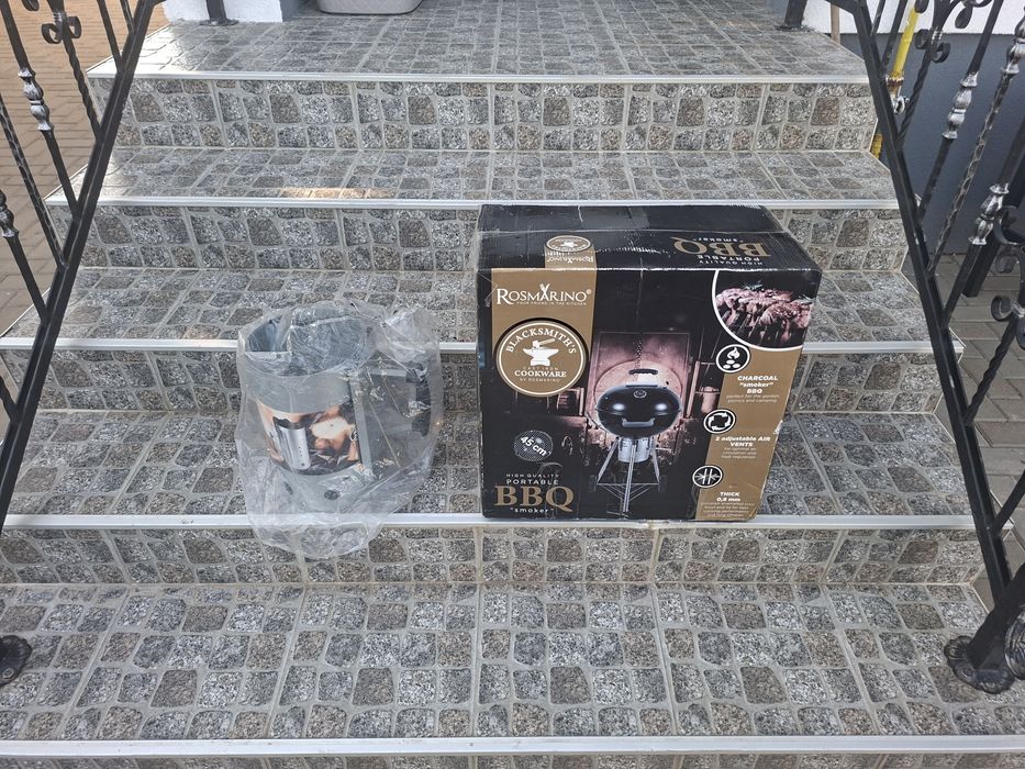Grătar rosmarino BBQ Smoker 45 cm