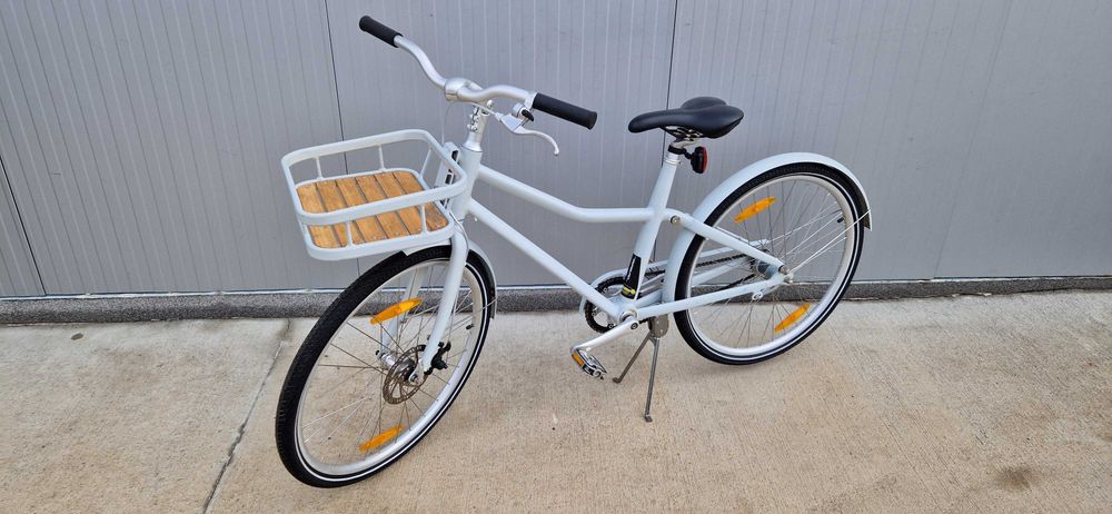 Алуминиев дамски велосипед Dinabike колело с кошница 26"