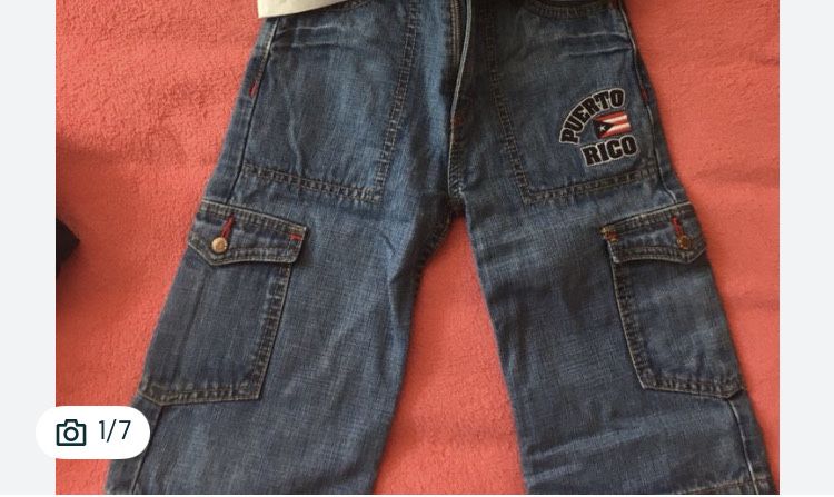 Тениски и дънкови гащи 4/5 г.