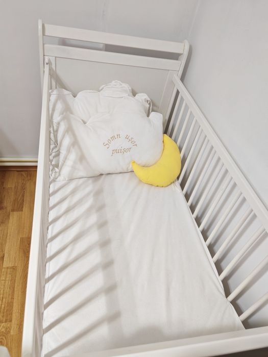 Pătuț babyneeds alb