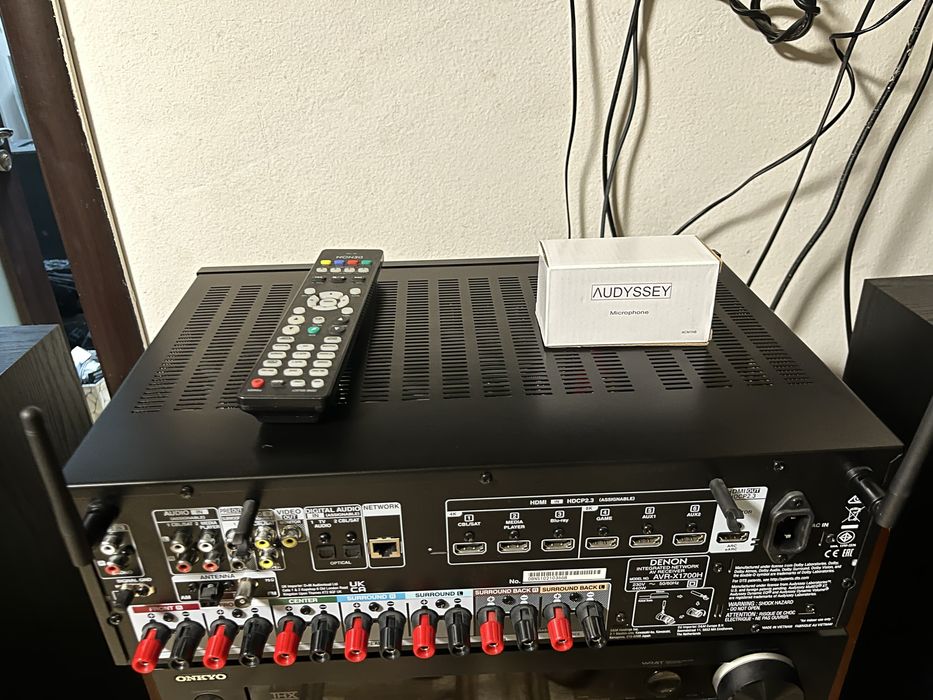 Denon AVR X1700H 7.1/8k/Atmos/wifi/Bluetooth/Airplay/Spotify,usb etc.