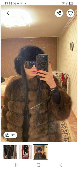 Шуба из соболя (куница)