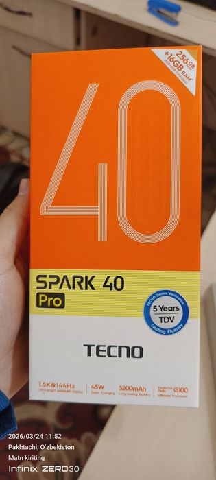 Techno spark 40 pro