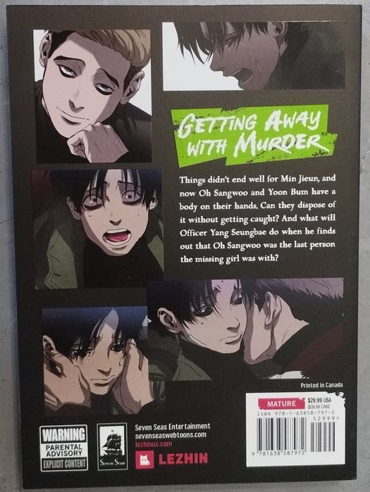 Killing Stalking Vol. 1,3,4,5