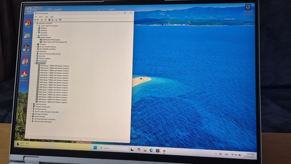Gaming laptop - Lenovo Legion 5 Pro 16ACH6H