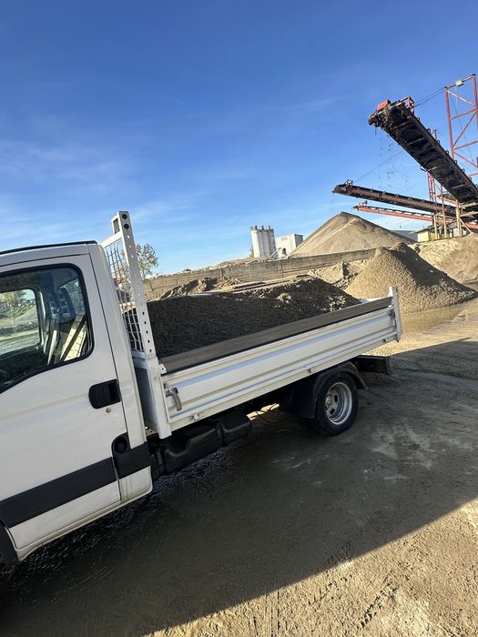 Transport agregata de balastieră piatră nisip pământ chisai moluz