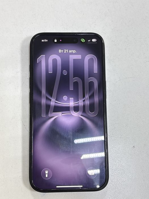 iPhone 16, с гарантией и с коробкой. 256гб. Черный цвет.  Емкость 98%.
