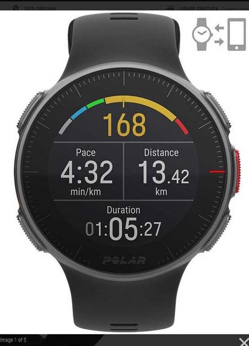 Smartwatch Polar Vantage V, GPS, Blue