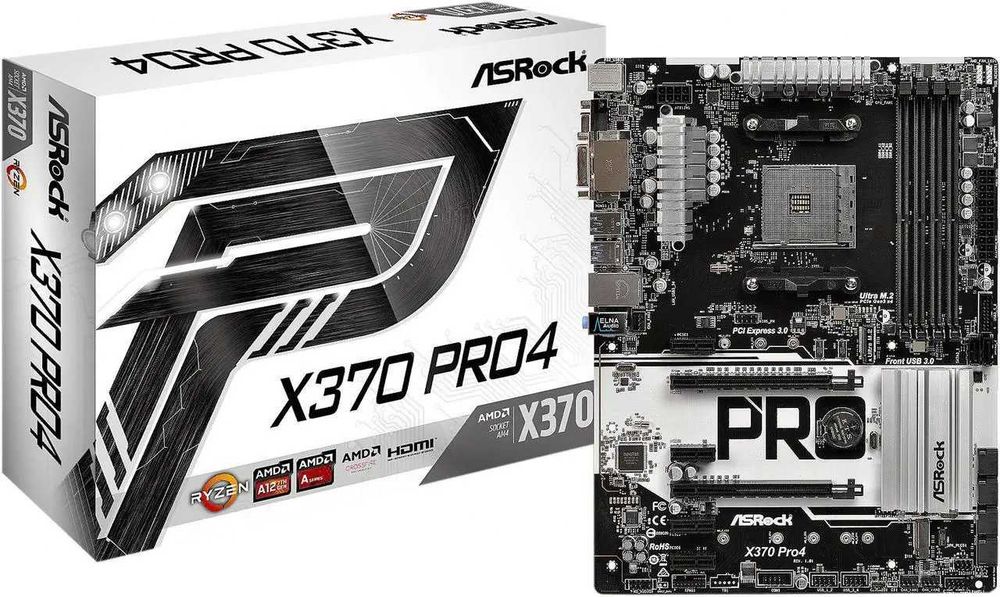 ASRock X370 Pro4 AM4 ATX - noua sigilata, Ryzen 3000 Ready