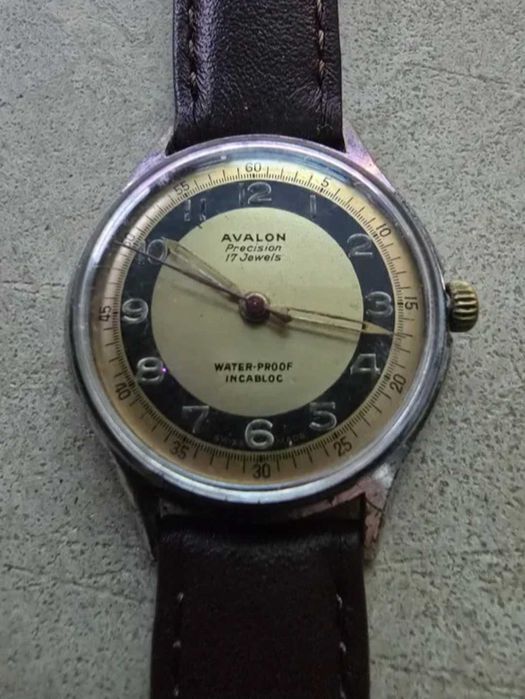 Avalon precision incabloc 17 jewels swiss made