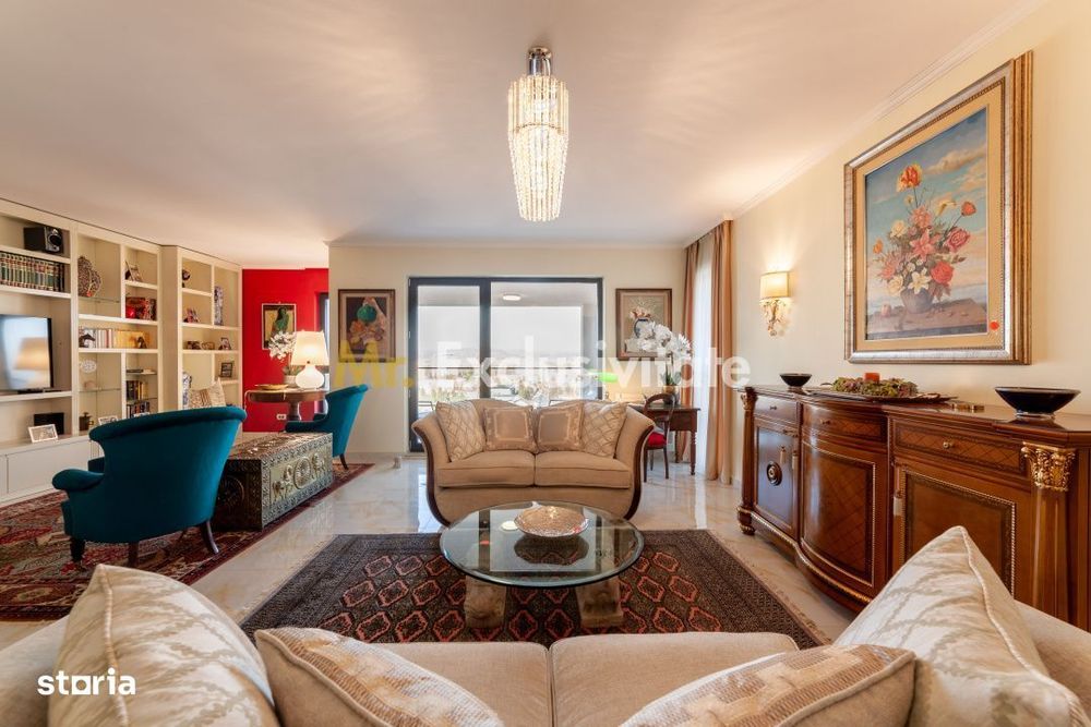 Apartament ultracentral - 3 camere, 167 mp, 2 terase, 2 locuri de parc