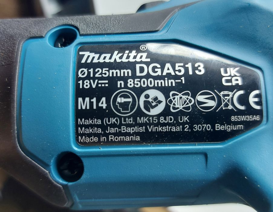 ПРОМОЦИЯ.Акумулаторен безчетков ъглошлайф Makita DGA513Z