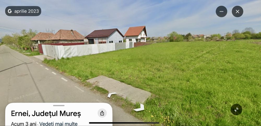 Teren intravilan Ernei 4 parcele x 600 m2 Asfalt, Toate utilitatile !