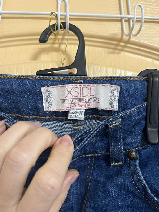 Дънки слим Zara и още три чифта прави дънки за момиче