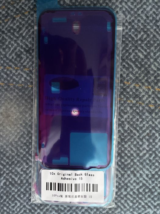 Adeziv iPhone 14, 15, 16, toată gama, original pentru  sticla spate