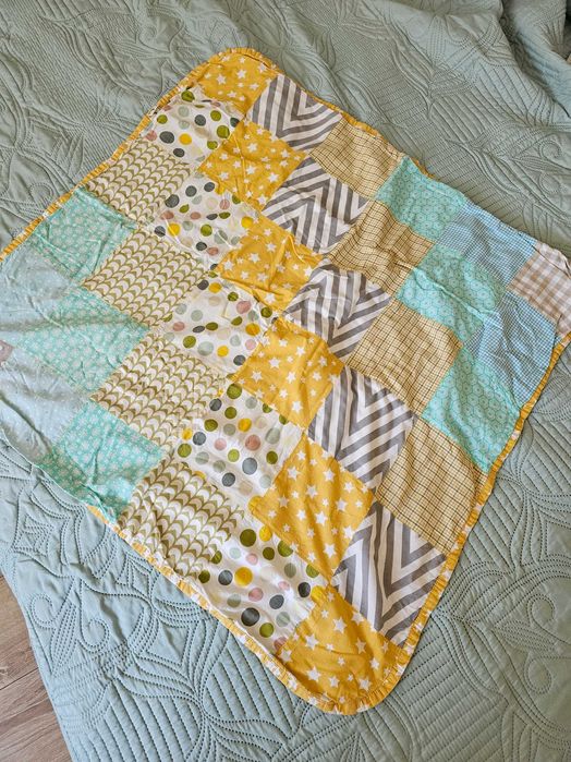 Бебешко одеалце ръчна изработка 82х82см