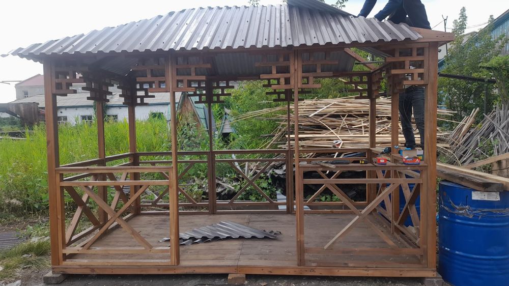 Тапчаны,беседки из дерева