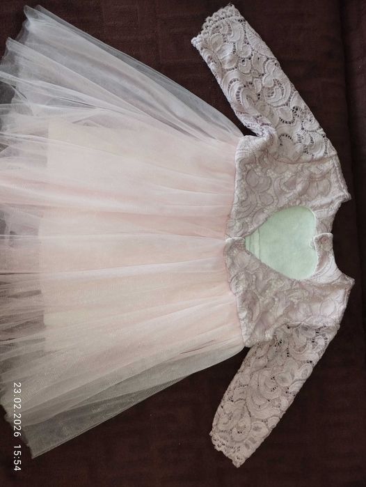 Платье для девочки на рост 80 см