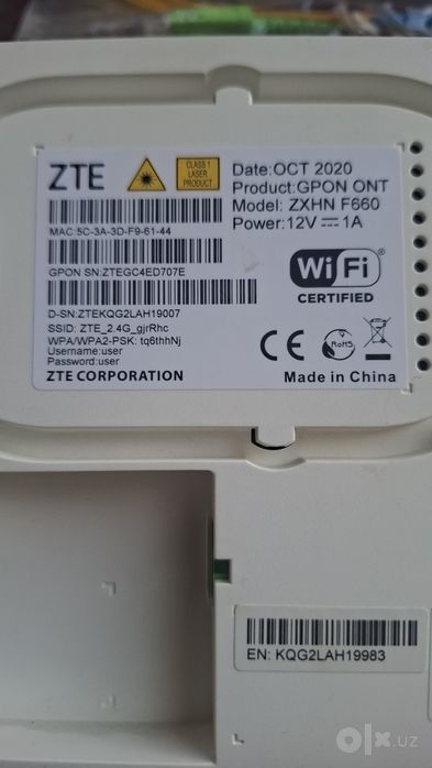 GPON F660 Wi-Fi.