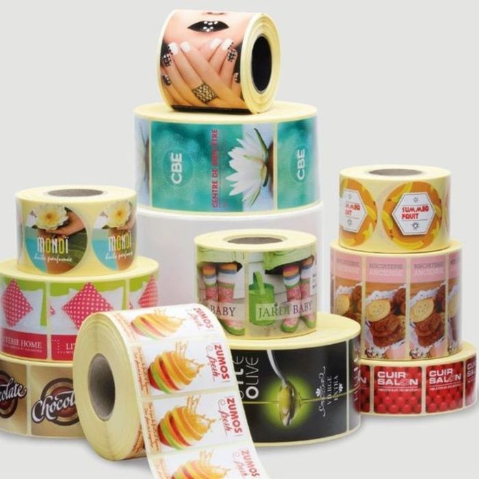 Этикетка, стикер, наклейка в рулоне, любой формы