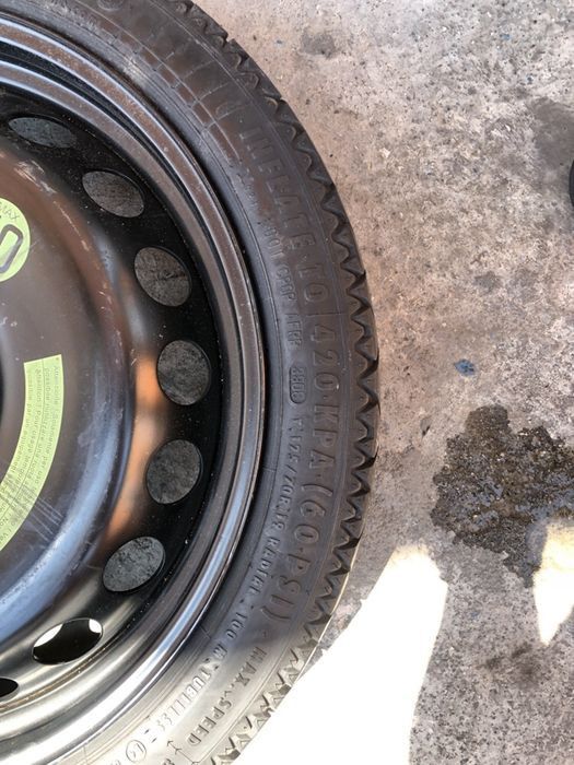 Резервна гума (патерица) 19" Audi А4, А5 А4 ауди 125 70 19
