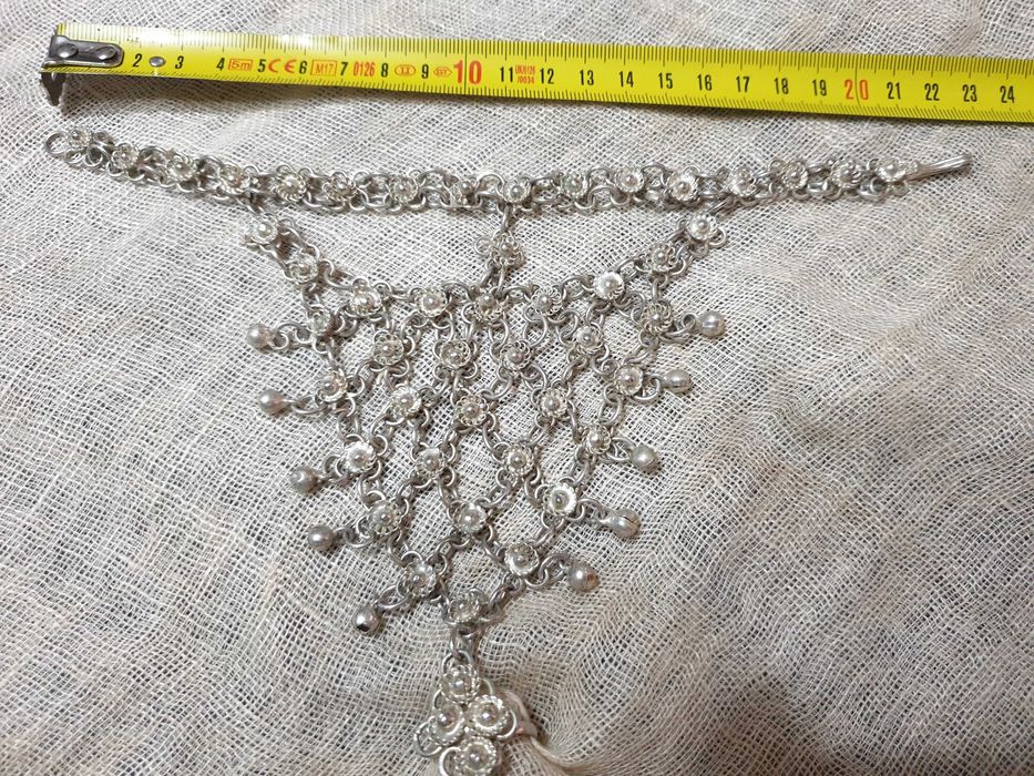 Арабски посребрен пръстен-гривна