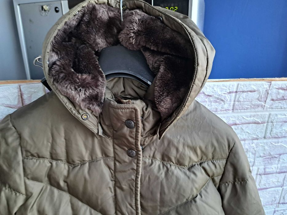 дамско яке,зимно,дълго пухено,шуба гъши пух,Polo,