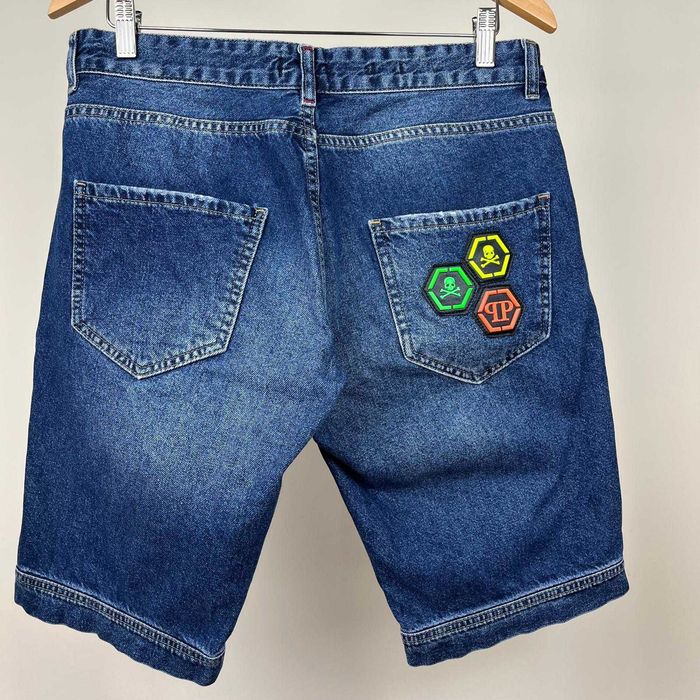 Philipp Plein Denim Shorts
