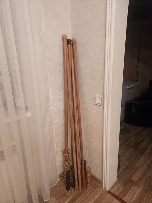 Продам гардины деревянные