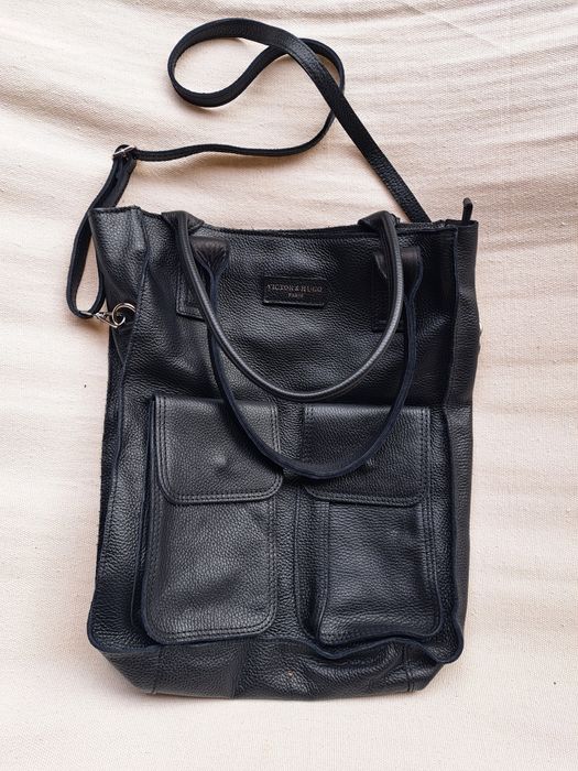 Дамска чанта от естесвена кожа Victor&Hugo