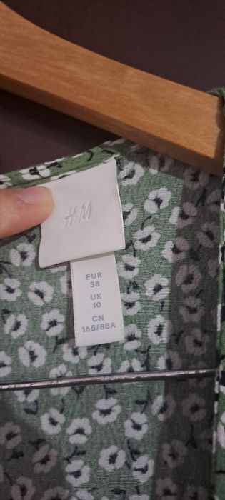 Mиди зелена рокля H&M