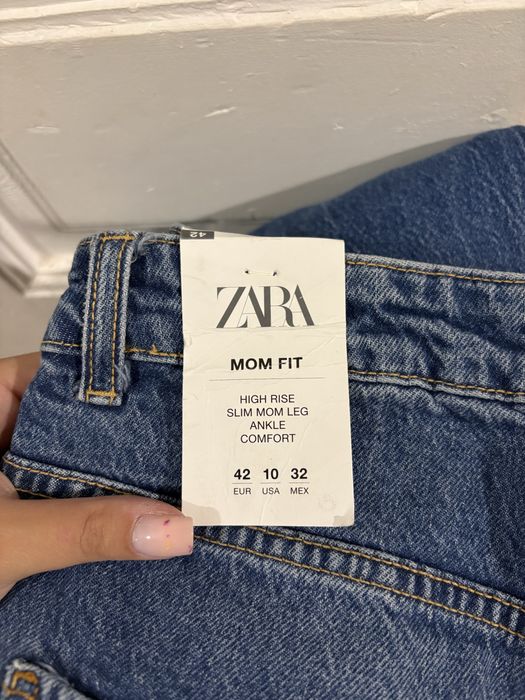 Дамски дънки Zara Mom fit