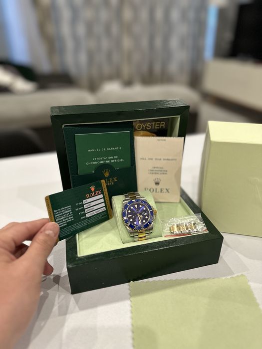 Rolex submariner date Oyster, 41 mm, Oystersteel and yellow gold