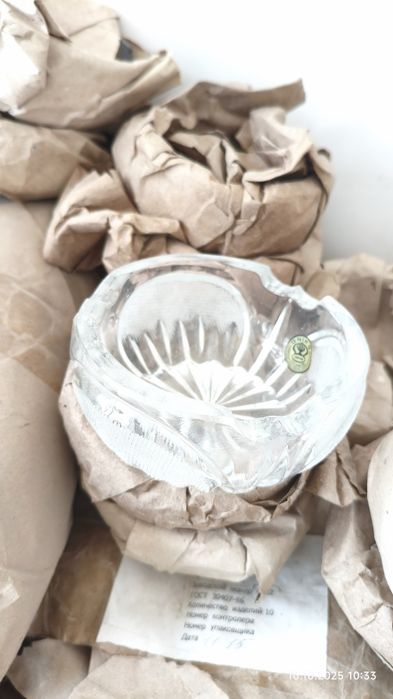 Пепельница оптом хрустальные