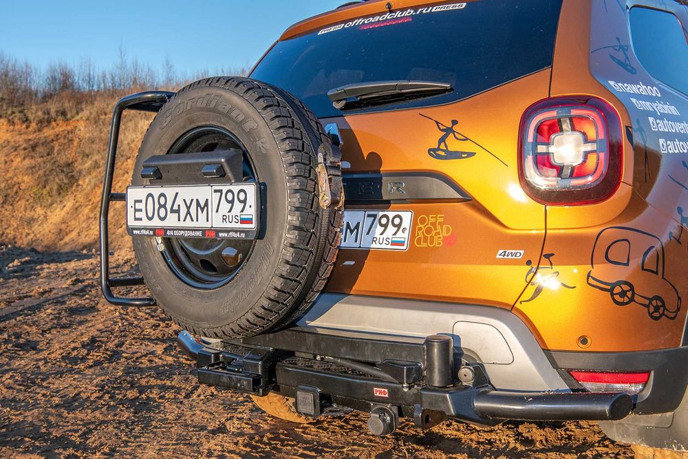 Бампер задний силовой РИФ Renault Duster