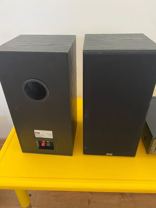 Amplificator Denon PMA-655R, boxe ELAC ELX8060