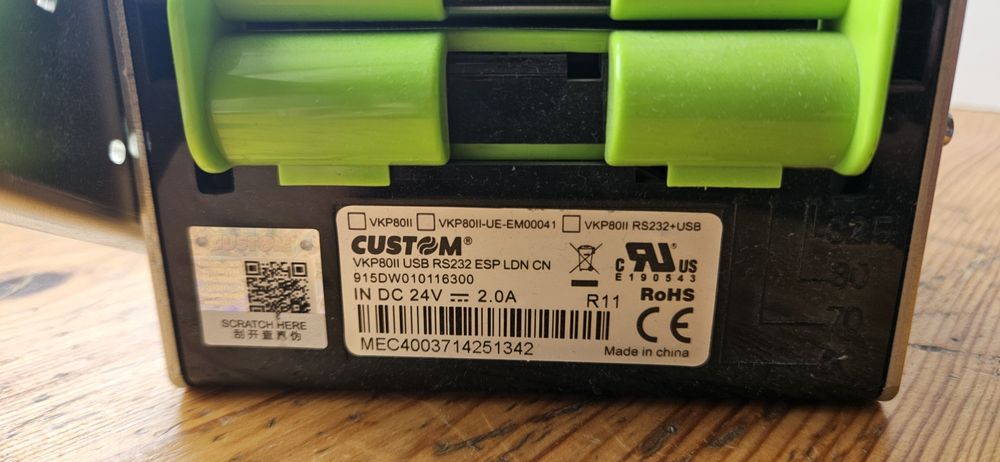 Продам принтер CUSTOM VKP 80II
