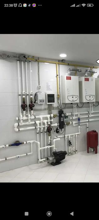 Отопление, теплый пол, водоснабжение.