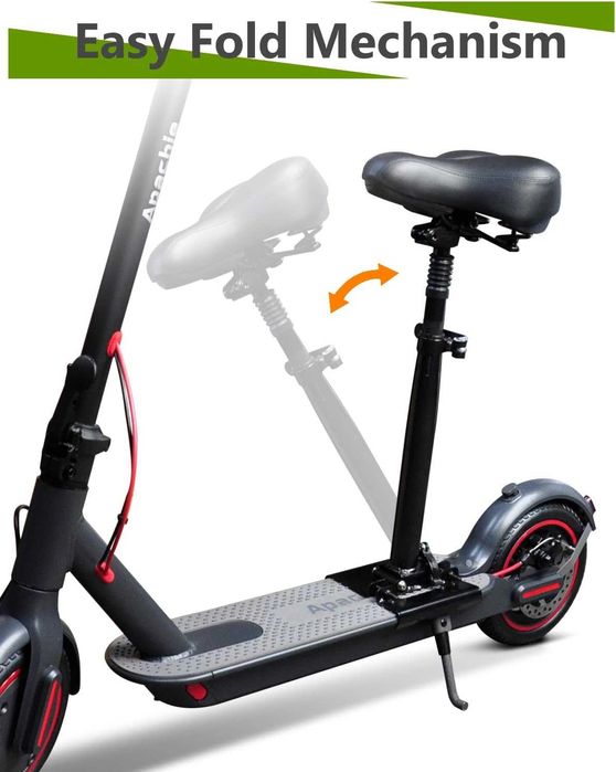 Scaun Trotineta Electrica KALLAK Universal Reglabil Sezut Moale cu Suspensie Compatibil Segway Ninebot Max G30P Gotrax GXL V2 Pliabil Negru