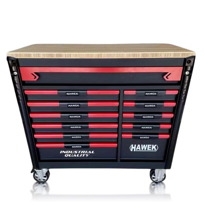 Шкаф/количка с инструменти 12 чекмеджета HAWEK