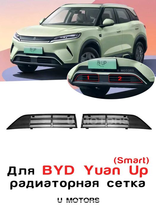 Радиаторная сетка для BYD Yuan Up/ Song Plus Champion EV, Song Pro ….