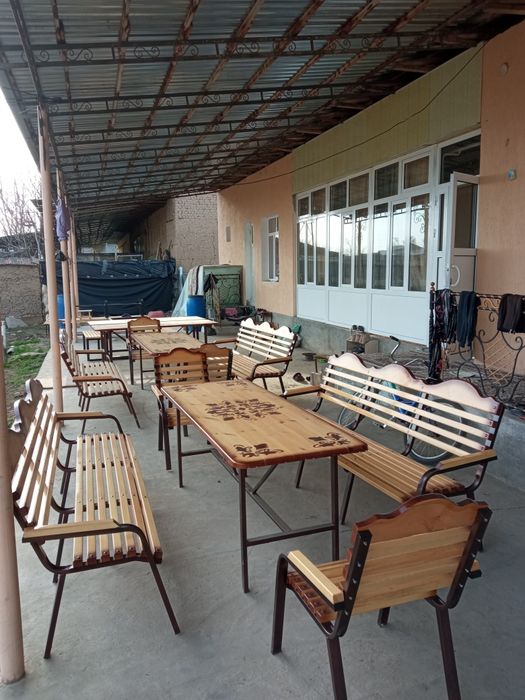 Ассалому алейкум дачни комплект стол стул 10 кишилик