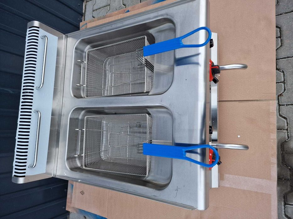 Friteuza Gaz Profesionala 2x15L Inox – Factura si Garantie