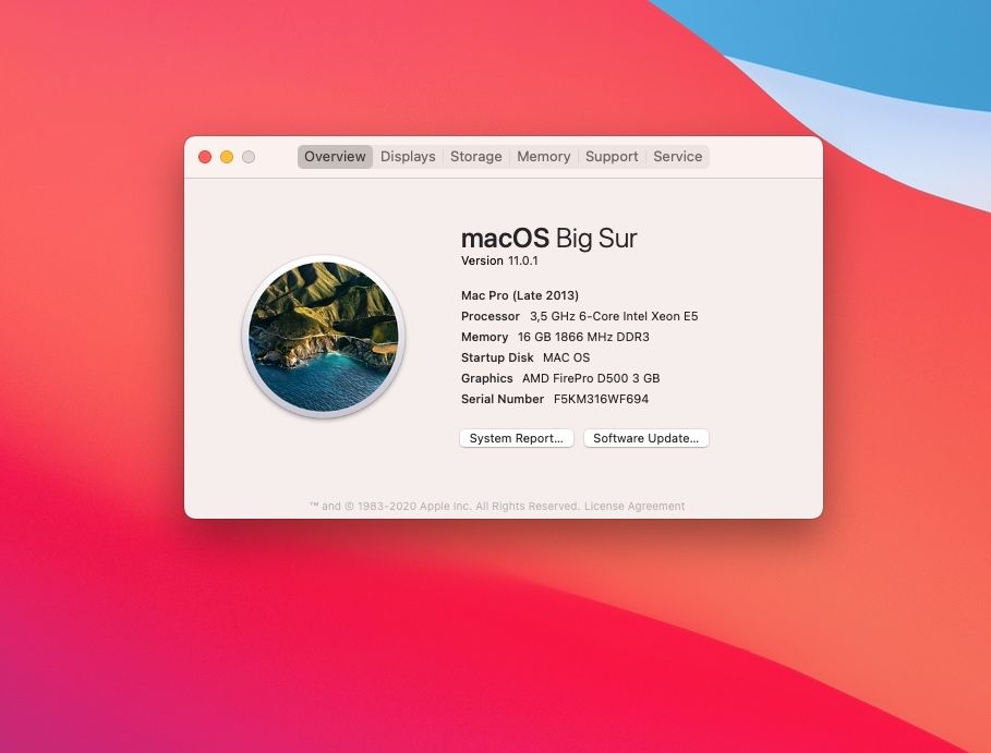 Mac Pro, Video 6Gb, 16 GB ram, SSD 512