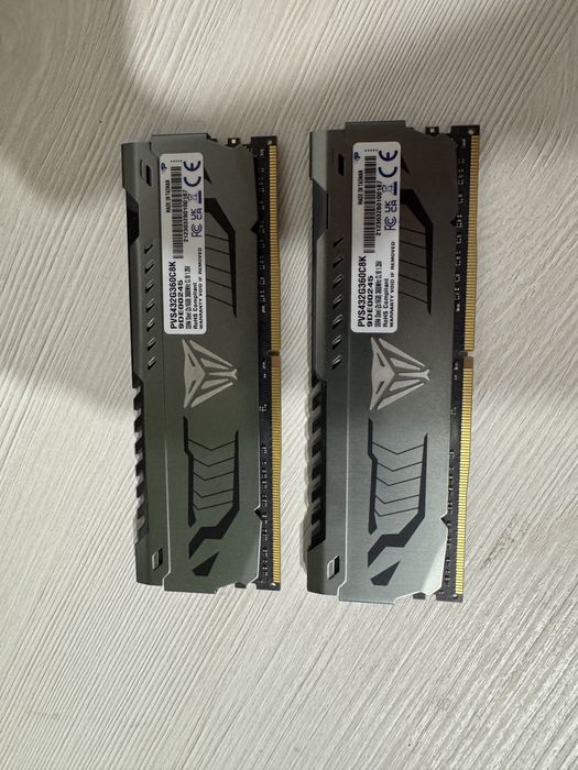 32GB DDR4 3600MHZ CL18 Patriot Viper Steel (kit 2x16GB)