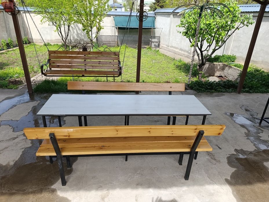 Стол со скамейкой