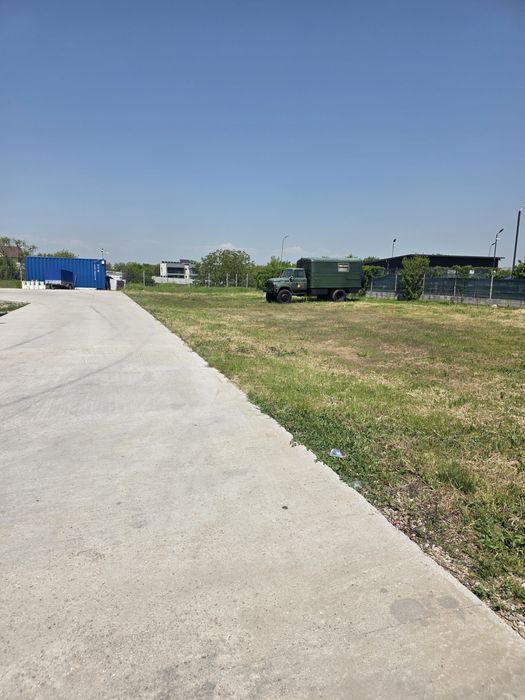 Teren de închiriat în Balotești – 1000 mp, deschidere la Șoseaua Unirii, trafic intens