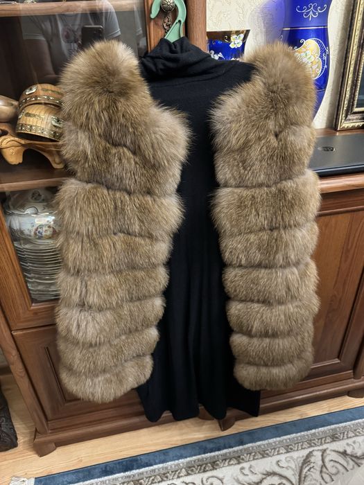 жилет песец Обмен.